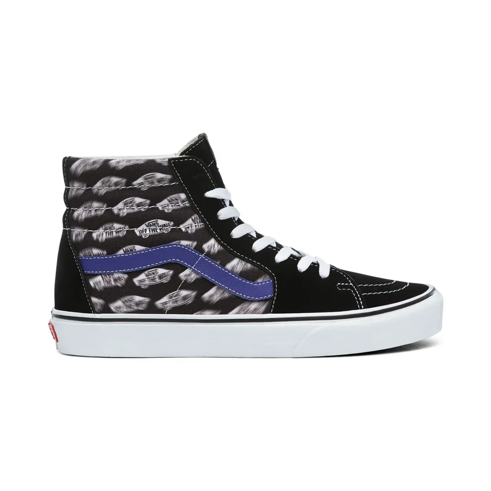 Vans Sk8-Hi ‘Blur Boards’ Black/Royal Blue (VN0A4BV6T2N)