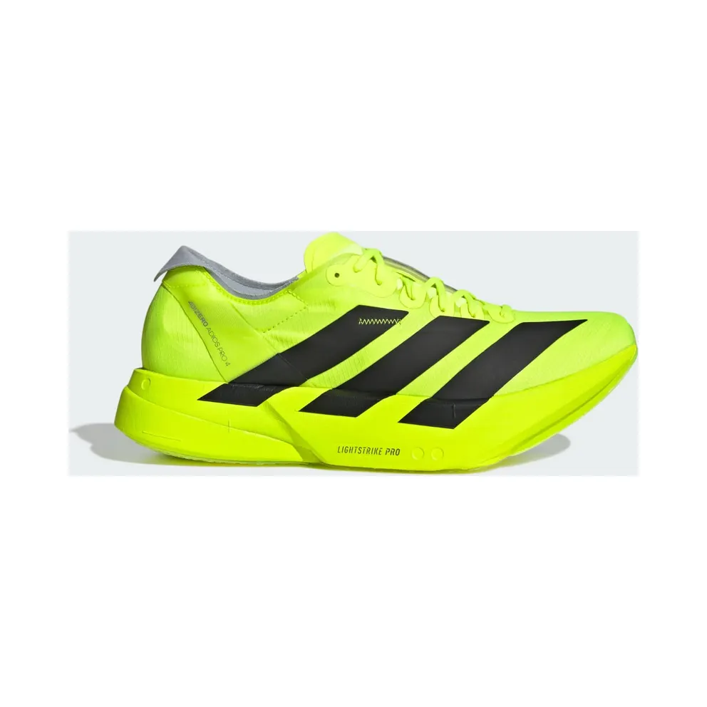 Adidas Adizero Adios Pro 4 Lucid Lemon / Core Black / Halo Silver (JR6364)