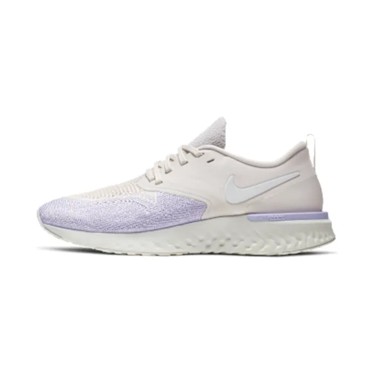 Nike Odyssey React Flyknit 2 Silver “Platinum Tint / Lavender Mist / Pale Vanilla / White” (AH1016-005)