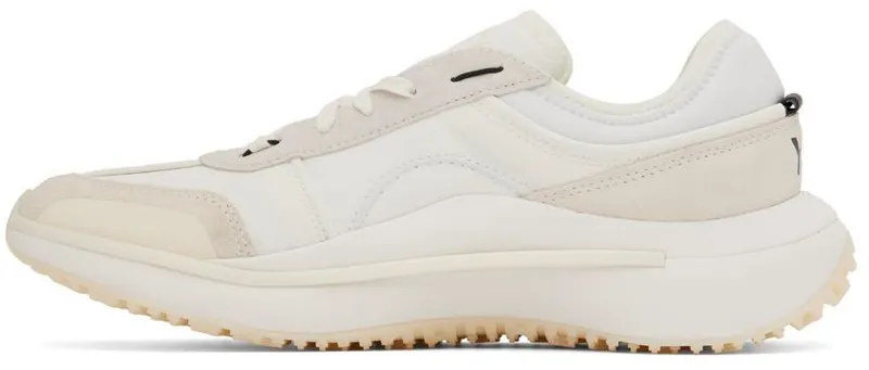 Y-3 White Ajatu Run Sneakers (HR1936)