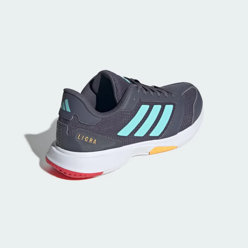 Adidas Ligra 8 Indoor Aurora Onix / Flash Aqua / Semi Lucid Red (JR7118)