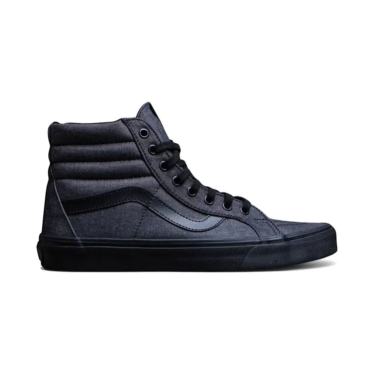 Vans Sk8-Hi Re-Issue Black Mono Chambray (VN0XSBOFY)