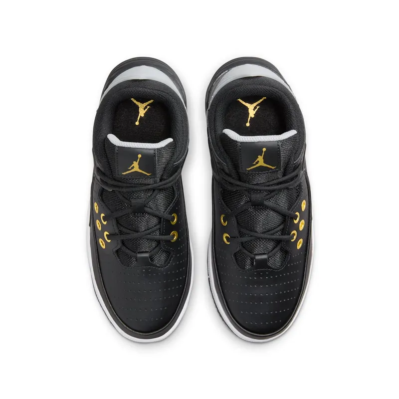 Jordan Max Aura 5 Black White Wolf Grey Metallic Gold (DZ4352-017)
