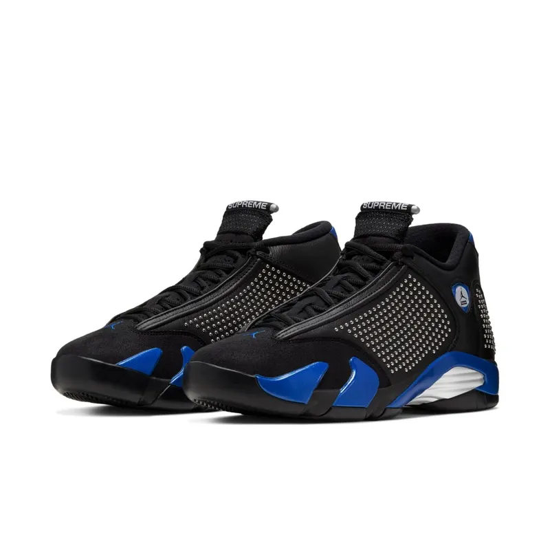 Air Jordan x Supreme Nike AJ XIV 14 Black (2019) (BV7630-004)