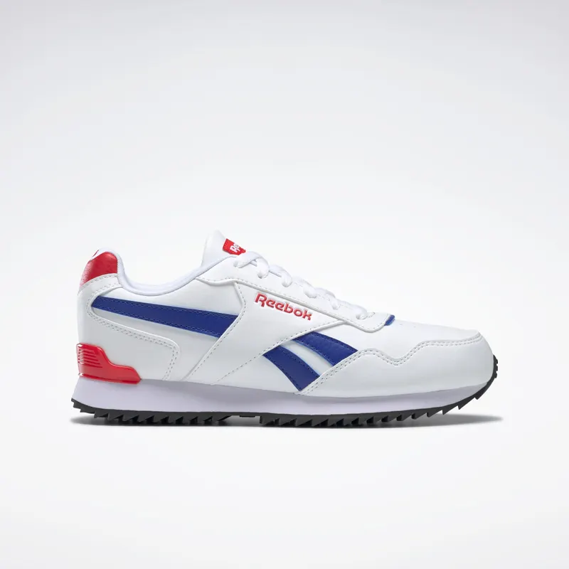 Reebok Royal Glide Ripple Clip Schoenen Cloud White / Bright Cobalt / Vector Red