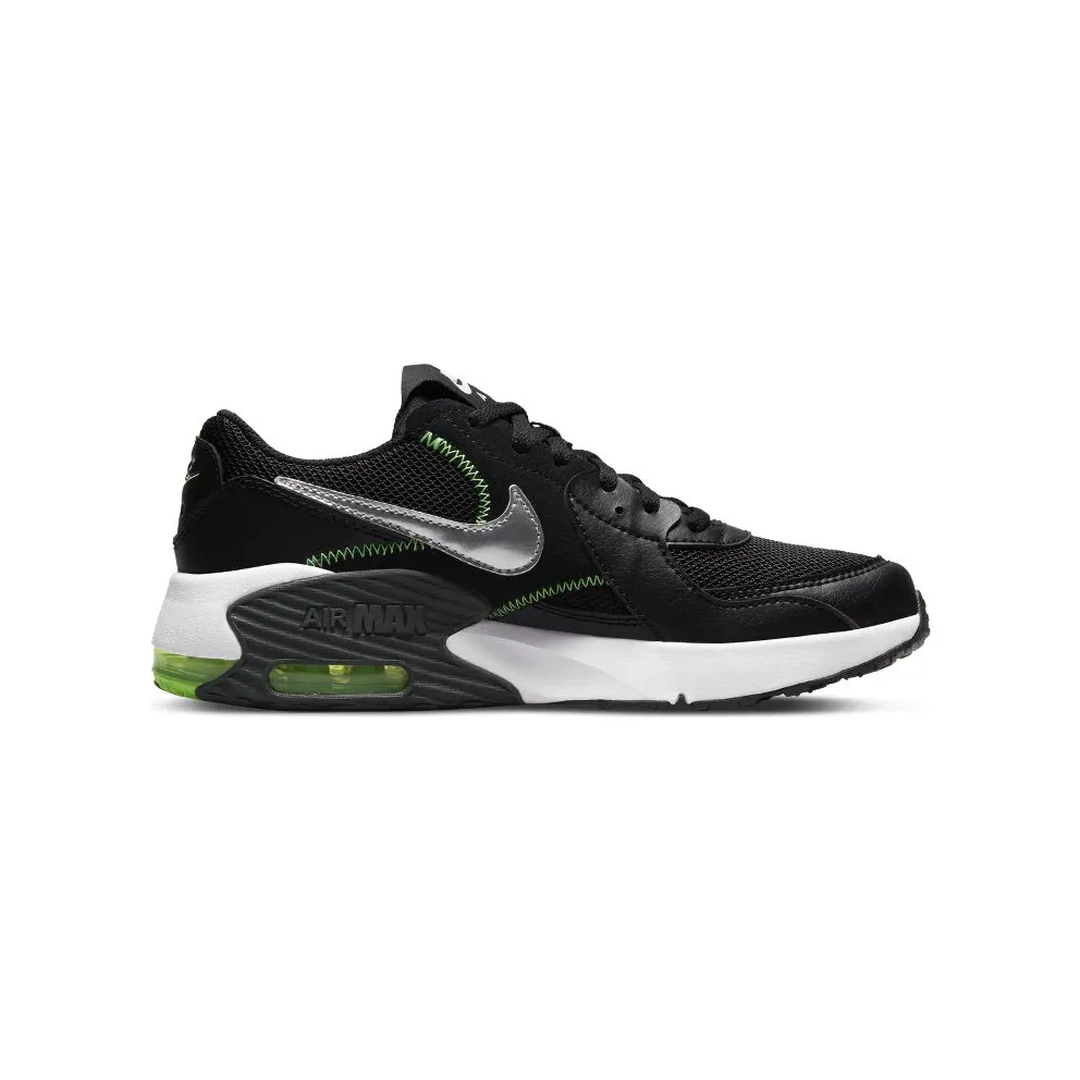 Nike Air Max Excee “Black / Dark Smoke Grey / Green Strike / Chrome” (CD6894-015)