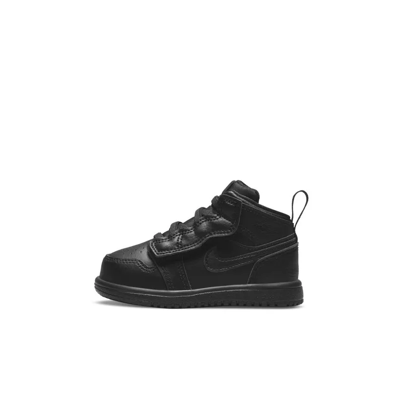 Jordan 1 Mid Baby and Toddler Black (AR6352-091)