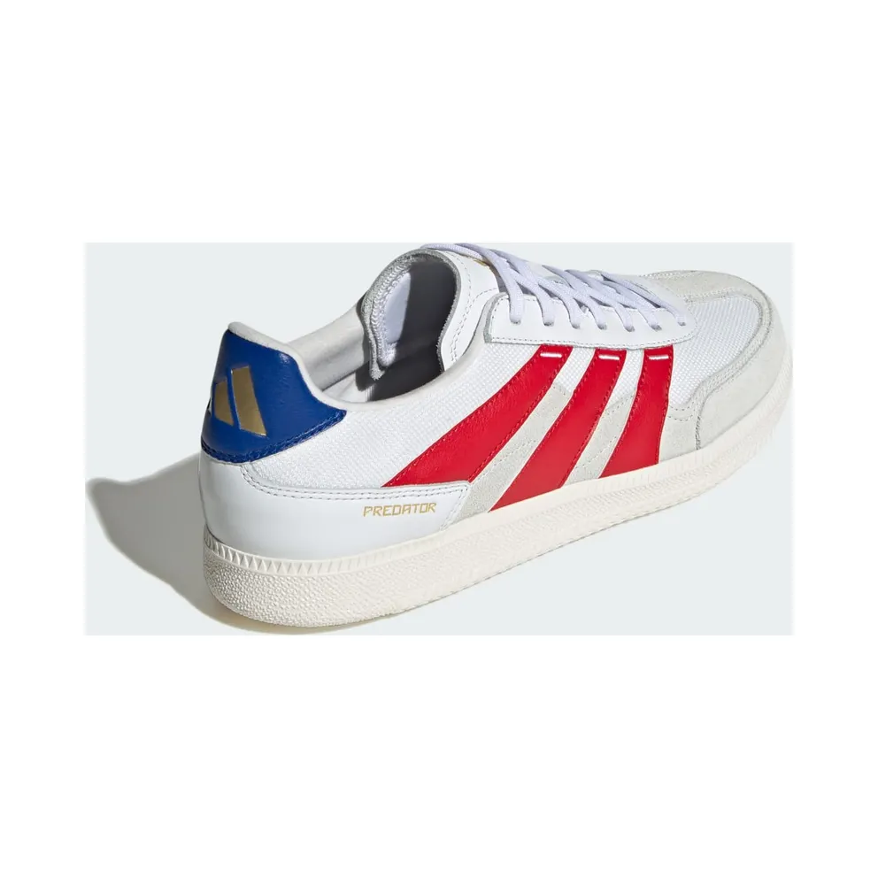 adidas Predator 24 League Low Freestyle Cloud White Better Scarlet Royal Blue (IG8974)