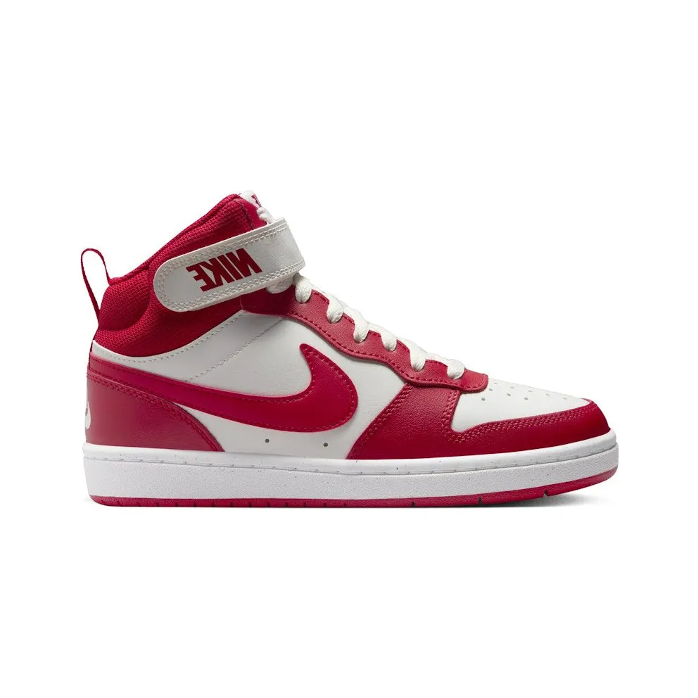Nike Court Borough Mid 2 Sail White Gym Red (CD7782-124)