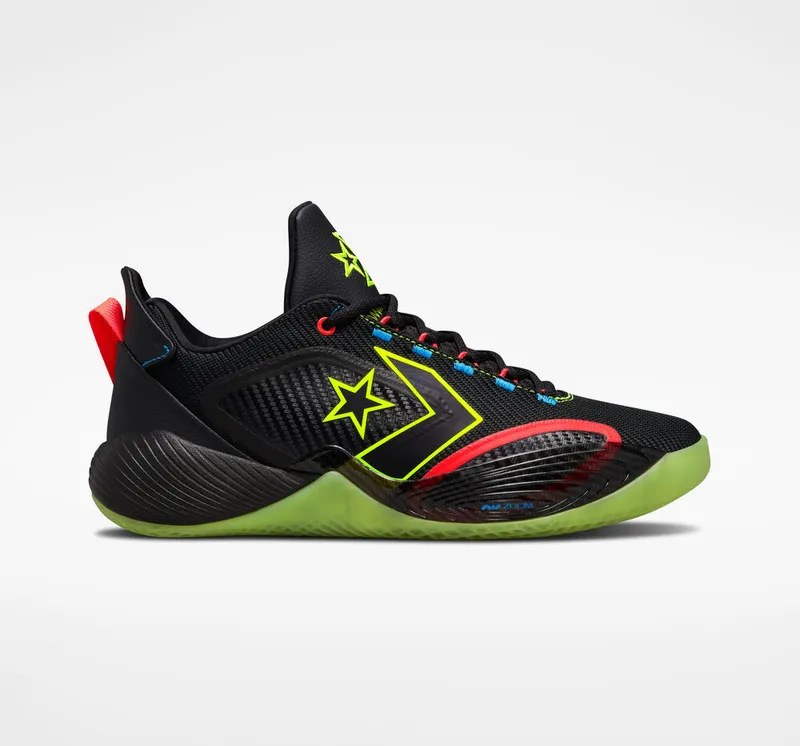 Converse All Star BB Shift Neon Black/solar Red/blue Hero/volt (A01246C)
