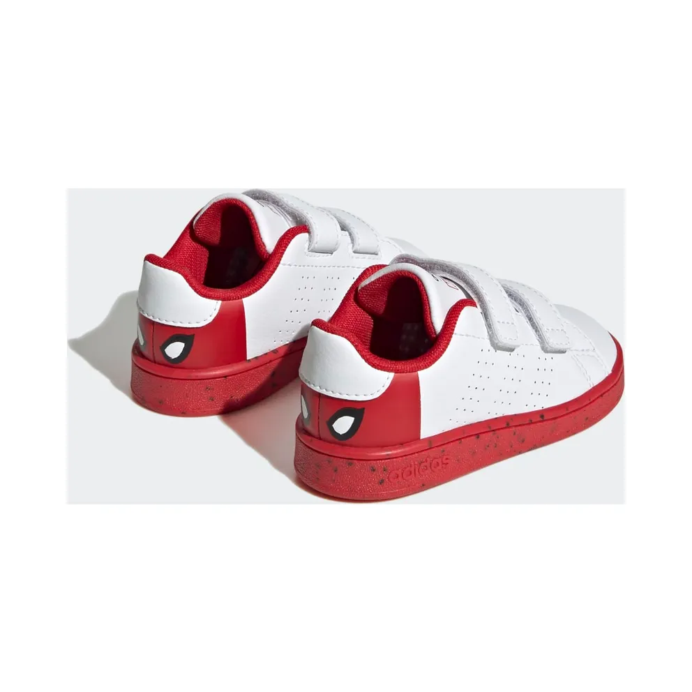 Adidas adidas x Marvel Advantage Spider-Man Hook-and-Loop Cloud White / Cloud White / Better Scarlet (HQ8841)