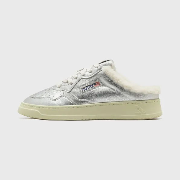 Autry Action Shoes WMNS MULE LOW Silver