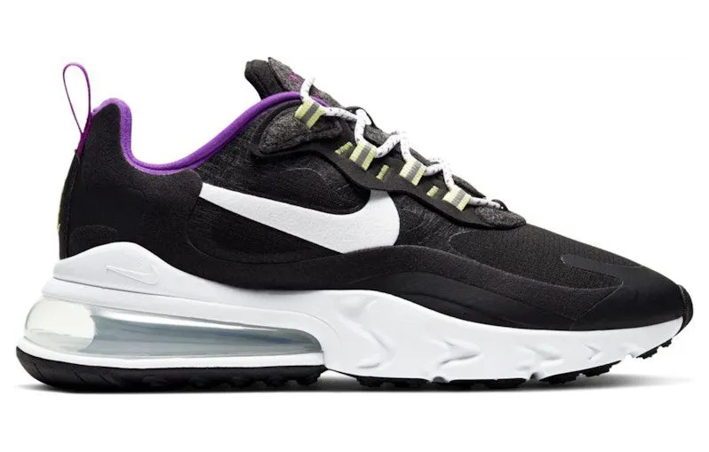 Nike Air Max 270 React SE Black White Vivid Purple (CV7956-011)