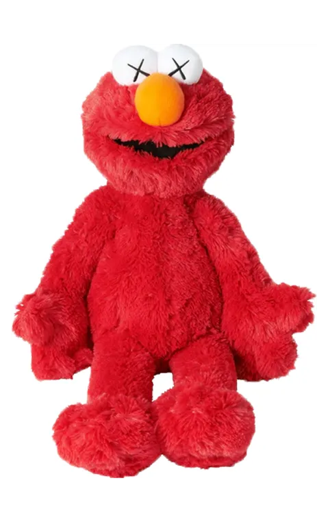 KAWS x Uniqlo Sesame Street Elmo Plush Toy Red (FW18) (FW18)