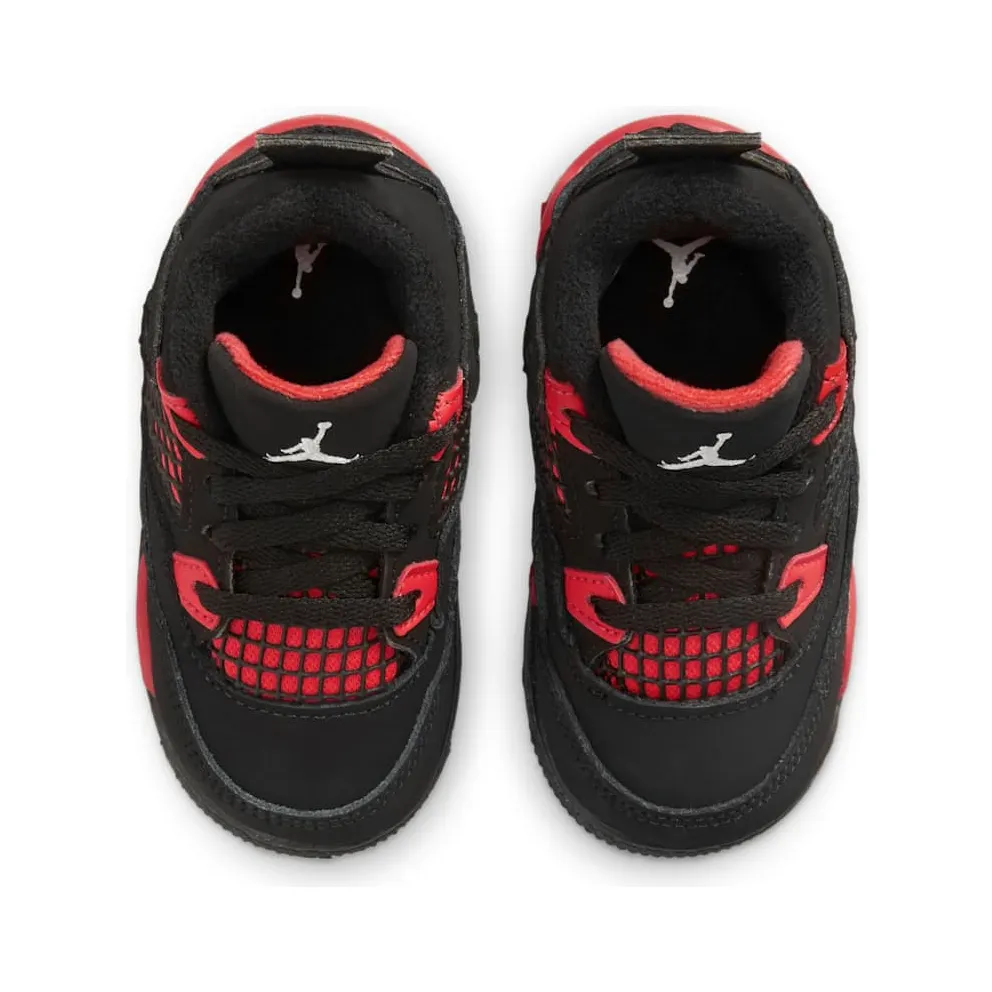 Air Jordan 4 Retro Red Thunder (TD) – “Black / Multi-color-multi-color-crimson” (BQ7670-016)