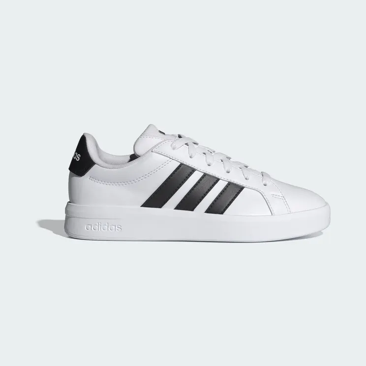 adidas Grand Court 3.0 Shoes Junior “Cloud White / Core Black / Cloud White” (JP9365)
