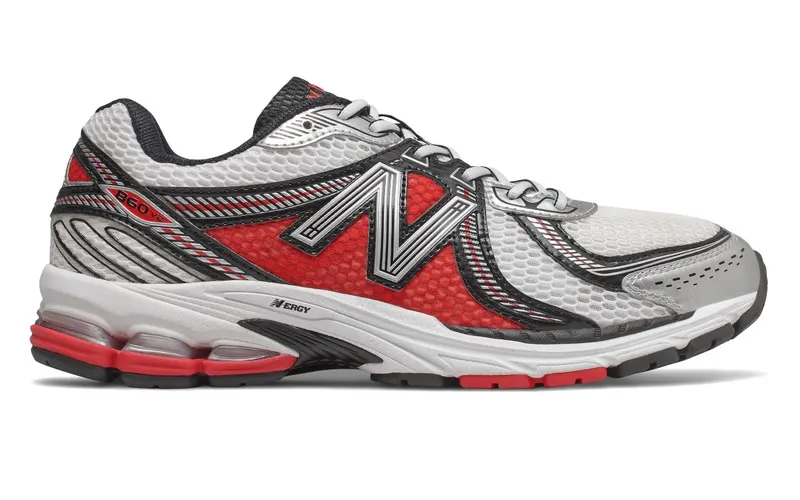New Balance 860v2 White Silver Red (ML860XA)