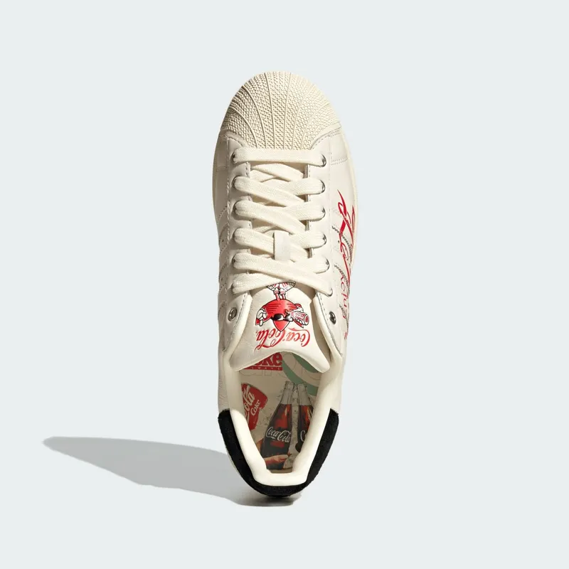 Adidas ADIDAS X COCA-COLA SUPERSTAR II Shoes Core White / Core Black / Cream White (KH6892)