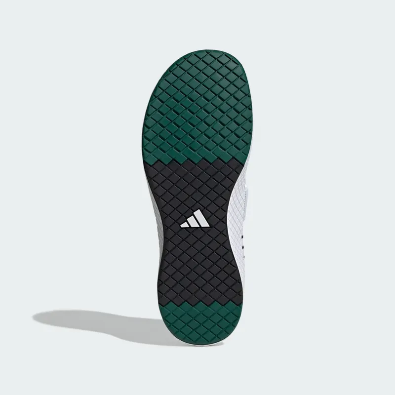 Adidas The Total Weightlifting Shoes Cloud White / Core Black / Collegiate Green (IH8241)