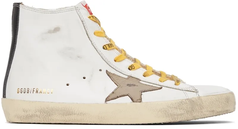 Golden Goose White & Black Francy Classic High-Top (GMF00113.F002081.10776)