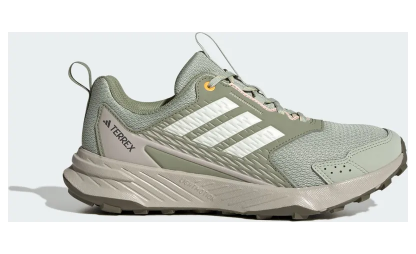 Adidas Tracefinder Trail Running Halo Green / Off White / Lucid Tangerine (JR9142)
