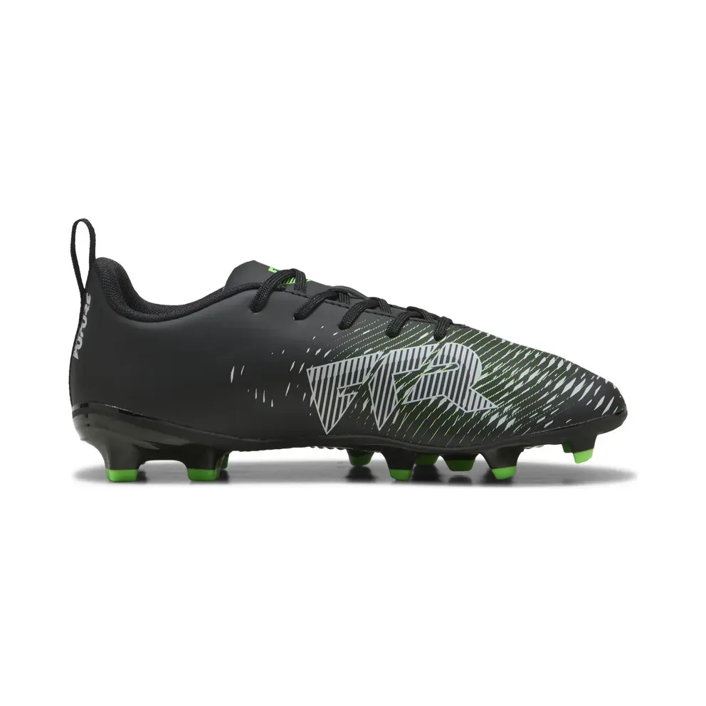 Puma Future 8 Play FG/AG Football Boots Kids 01 – PUMA black/PUMA white/glowing red 38.5 Kids, Black (108144)