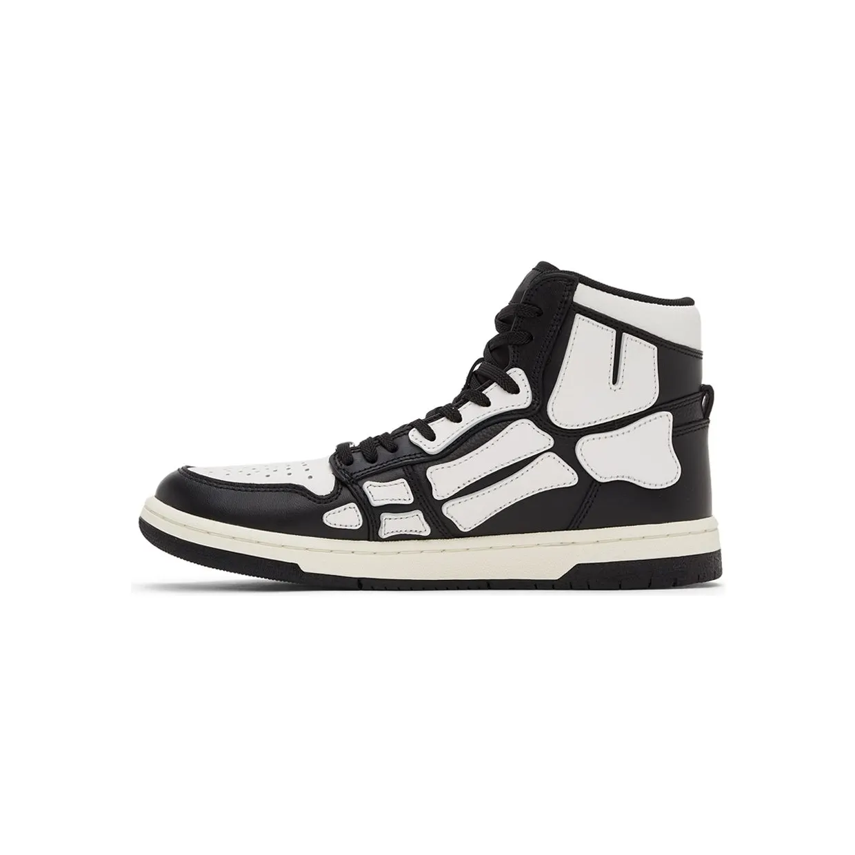 AMIRI Skel Top Hi Black Black White (PS22MFS002004) (3)
