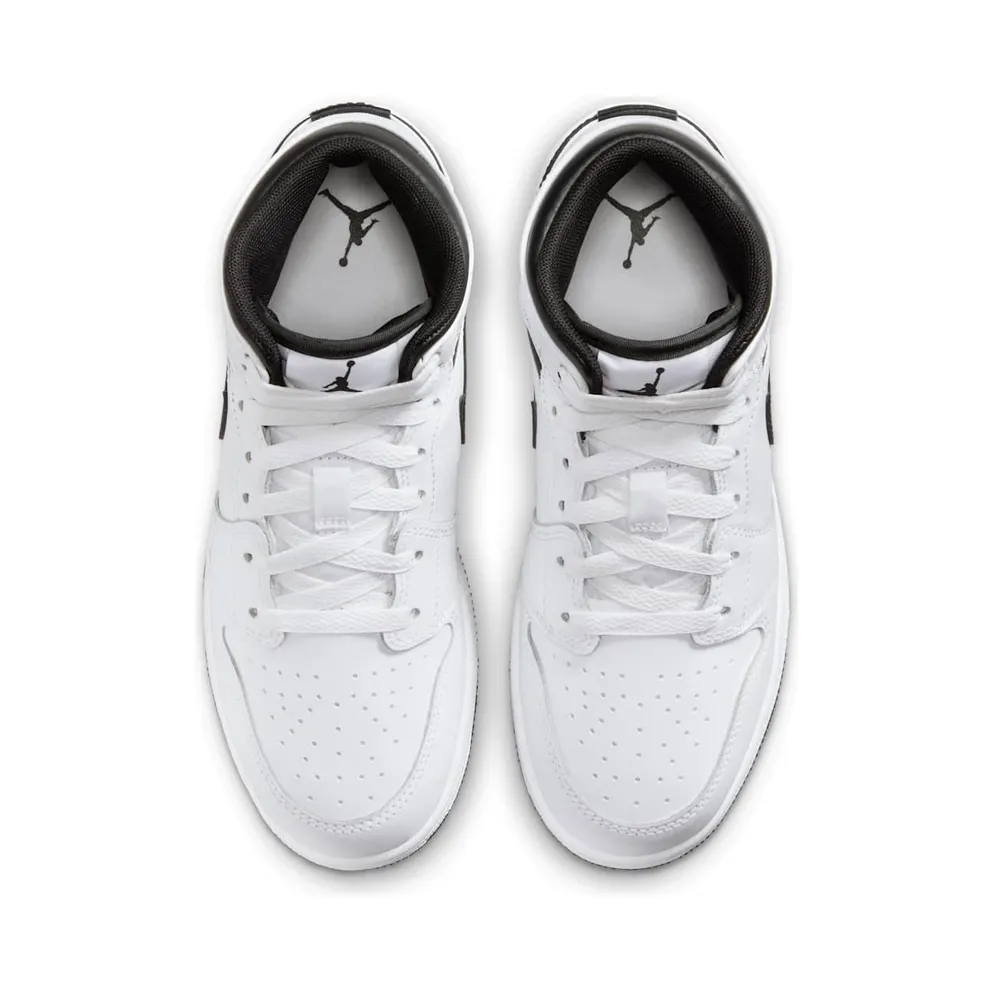 Air Jordan 1 Mid GS “White/Black” (DQ8423-132)