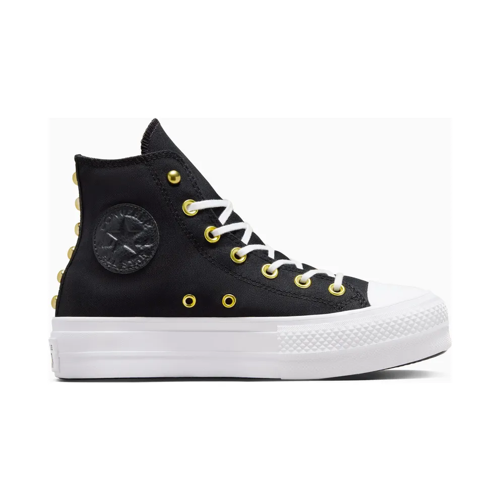 Converse Chuck Taylor All Star Lift Platform Star Studded Black Black/ White (A05453C)