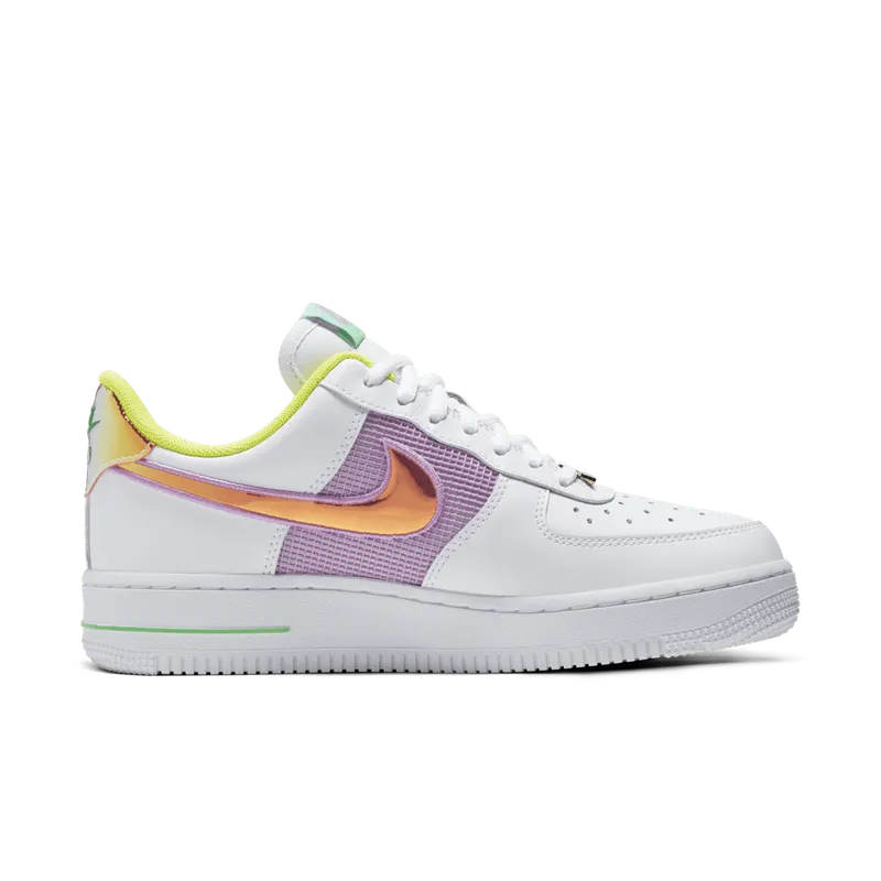 Nike Air Force 1 Low White Multi Pastel (W) White/Lemon Venom-Electro Green-Multi-Color (CW5592-100)
