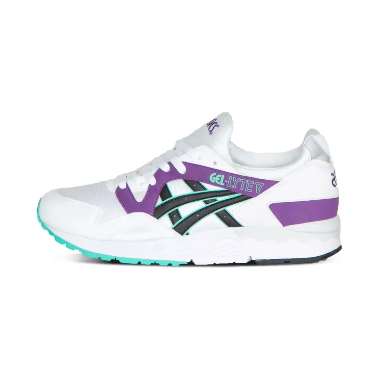 Asics SportStyle Gel-Lyte V – “White / Black / Purple” (H312N-0190)