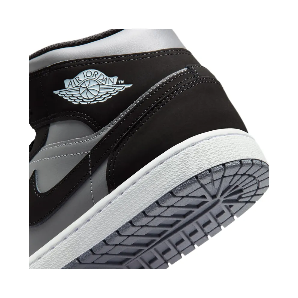 Nike Air Jordan 1 Mid “Black / Cool Grey / Light Armoury Blue” (IU7672-001)