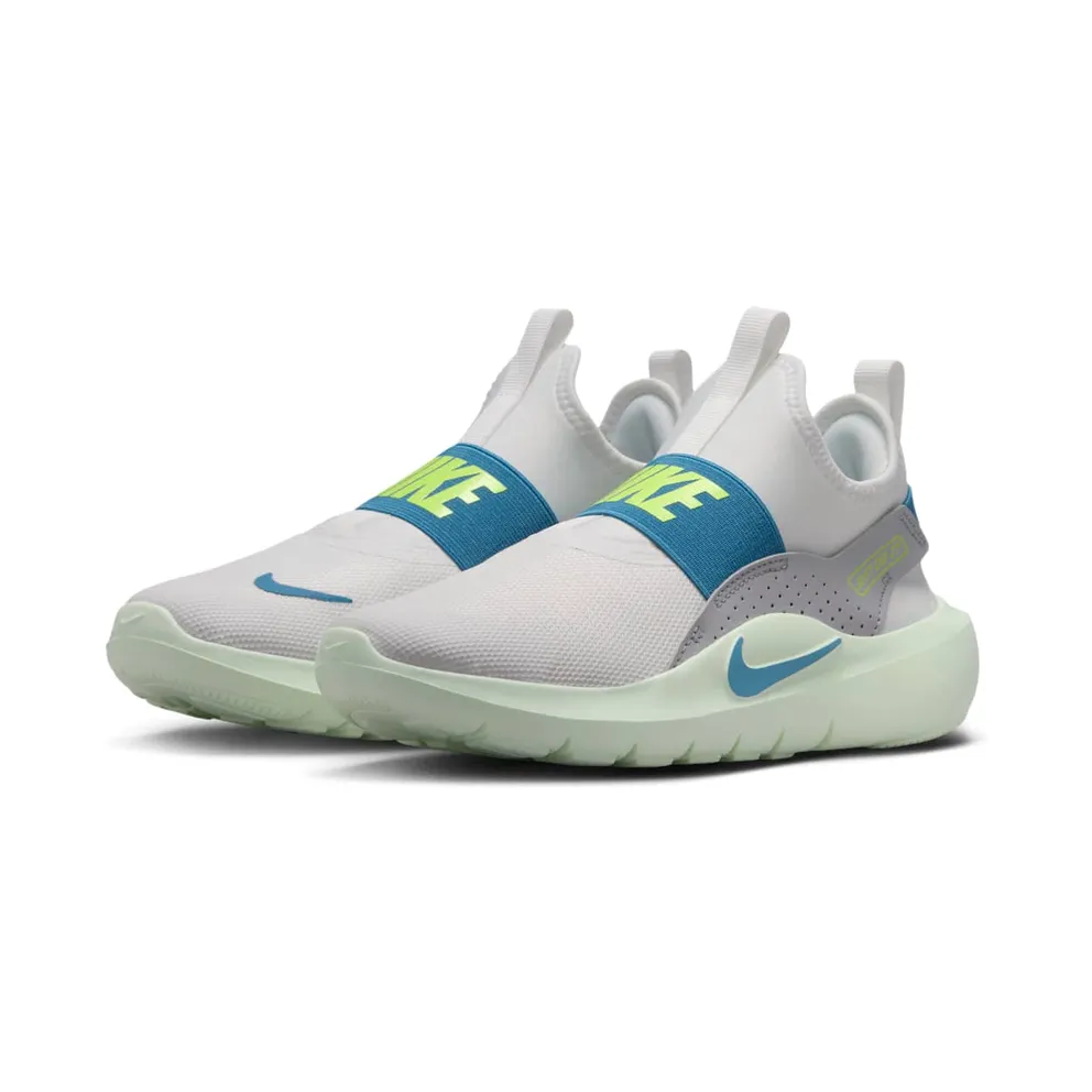 Nike Flex Runner 4 White Grey Volt Tint Dutch Blue (IF2893-103)