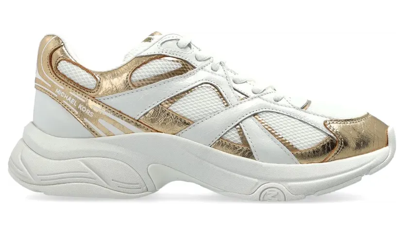 Michael Kors Sneakers mit Kontrasteinsätzen – Weiß (43R5LEFS1M)