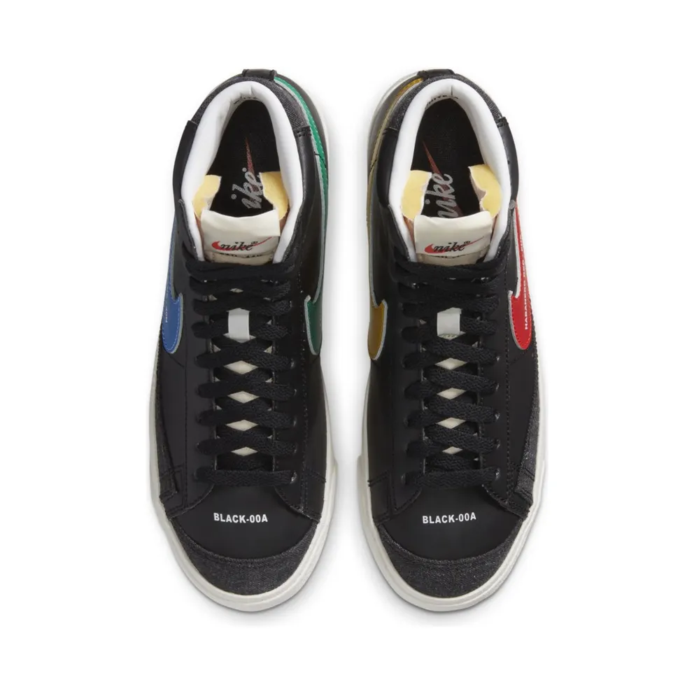 Nike Blazer Mid 77 Color Code Black (W) Black/Blue-Red-Green (DA2142-046)