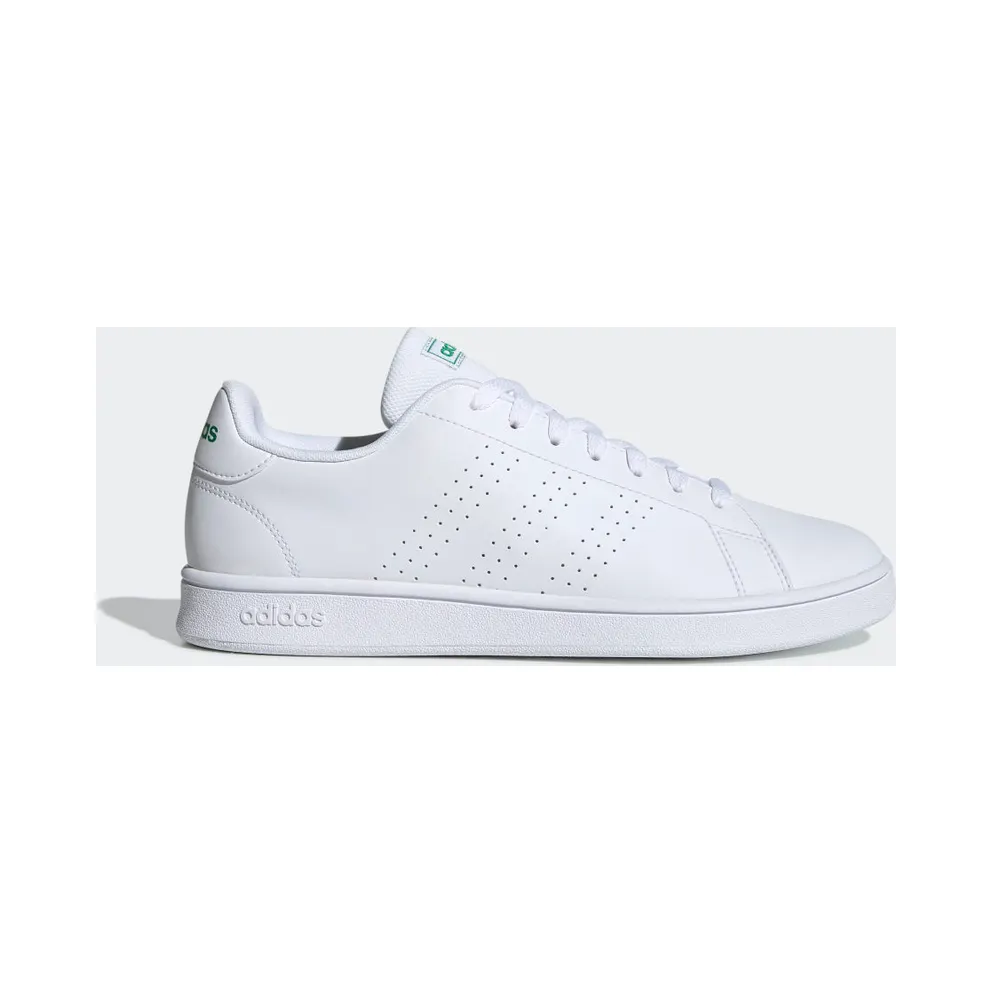 Adidas Advantage Base Cloud White / Cloud White / Green (EE7690)