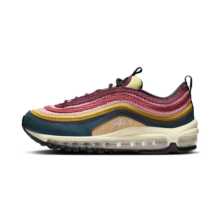 Nike Air Max 97 Multi-Corduroy “Deep Jungle / Bronzine / Sesame / White” (FB8454-300)