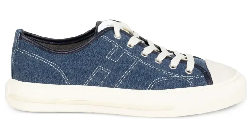 Hogan met contrasterende stiksels “Blue” (HXM6910FZ60UYF586G)