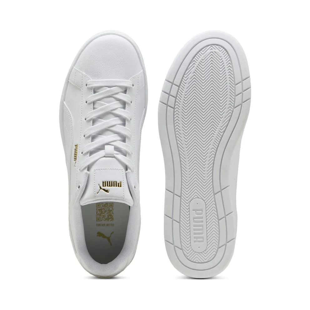Puma Court Classico “Puma White / Puma White / Puma Gold” (400284_05)