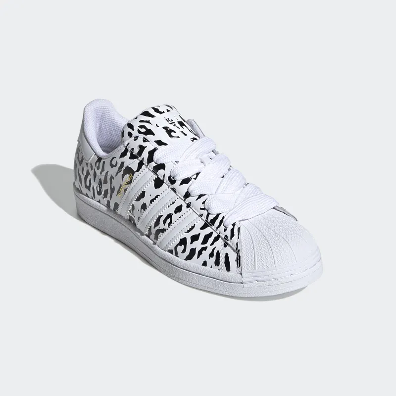 adidas Superstar Leopard White (W) Cloud White/Core Black/Gold Metallic (FV3451)