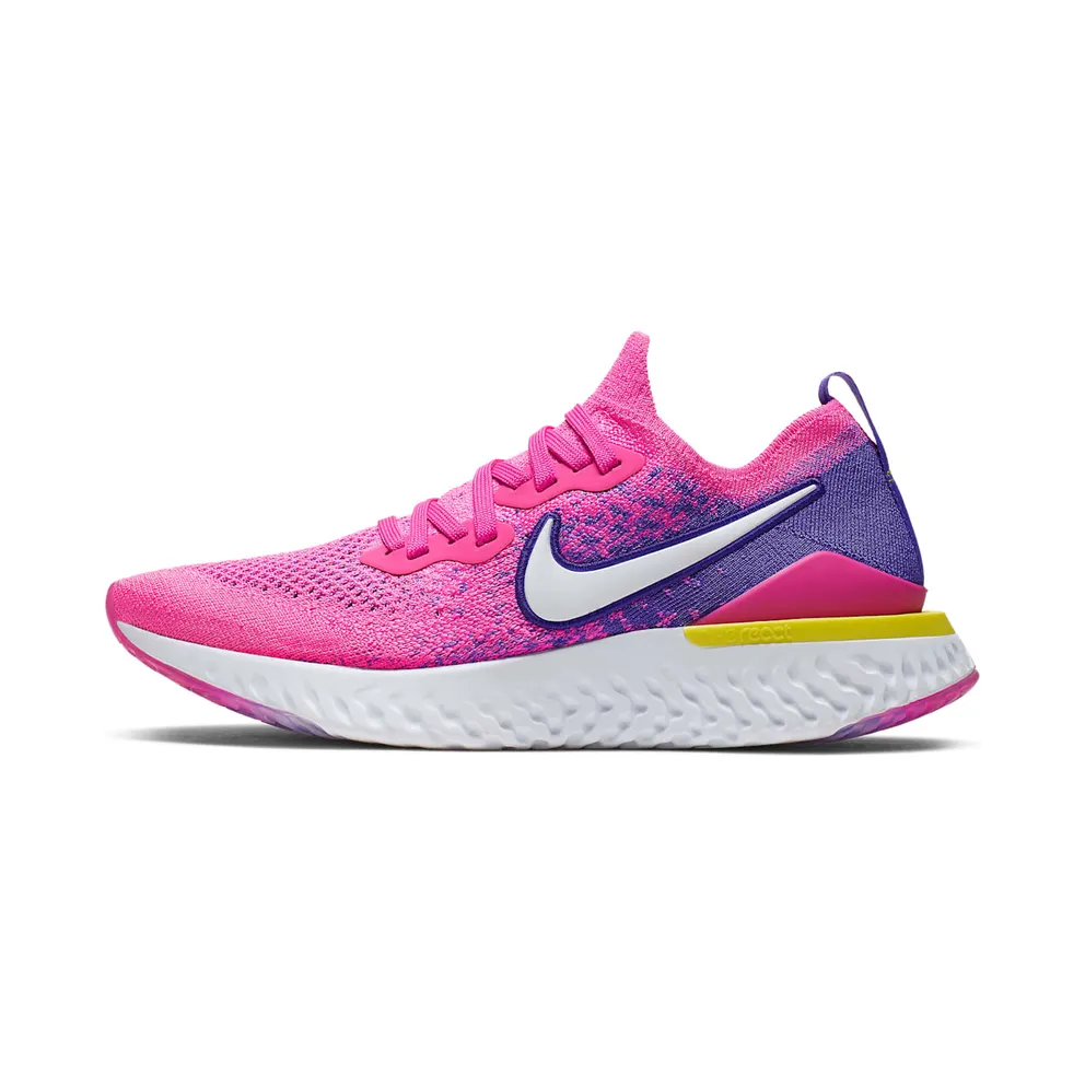 Nike Epic React Flyknit 2 Laser Fuchsia White (W)
