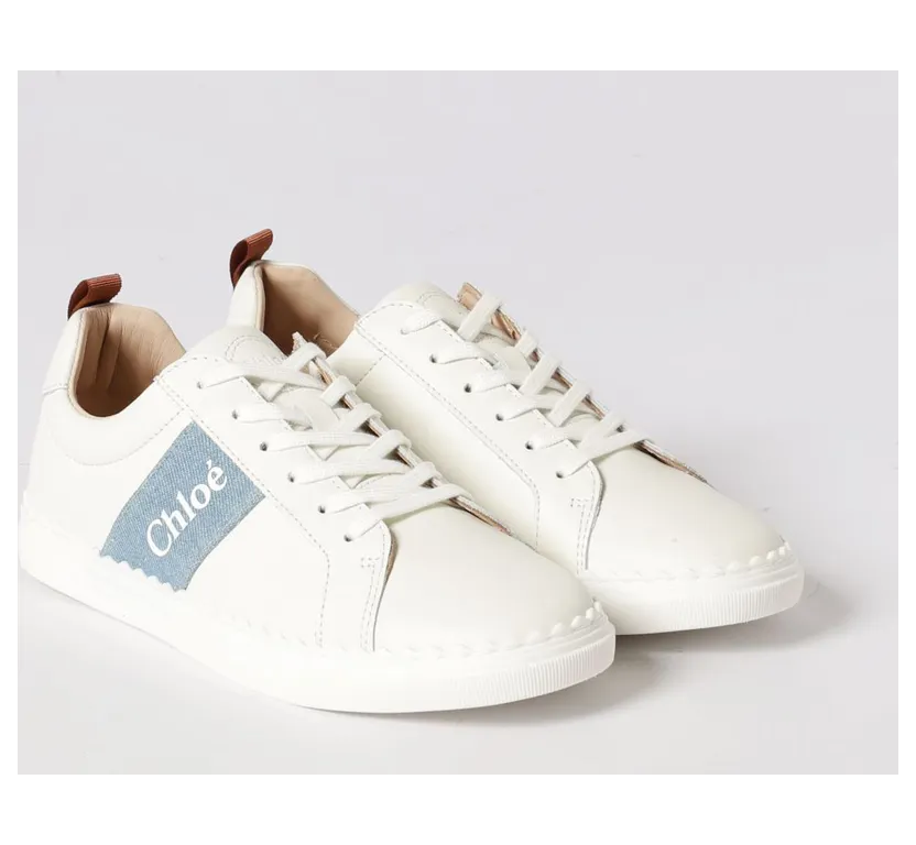 Chloé CHLOÉ Leather Sneakers White (C20887117)