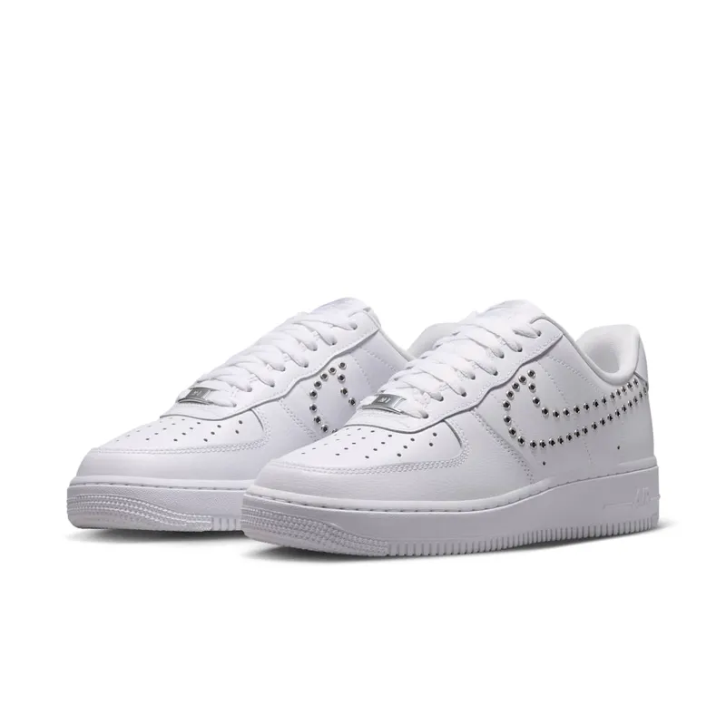 Nike Air Force 1 Low ’07 LV8 Triple White Metallic Silver (IW1234-100)