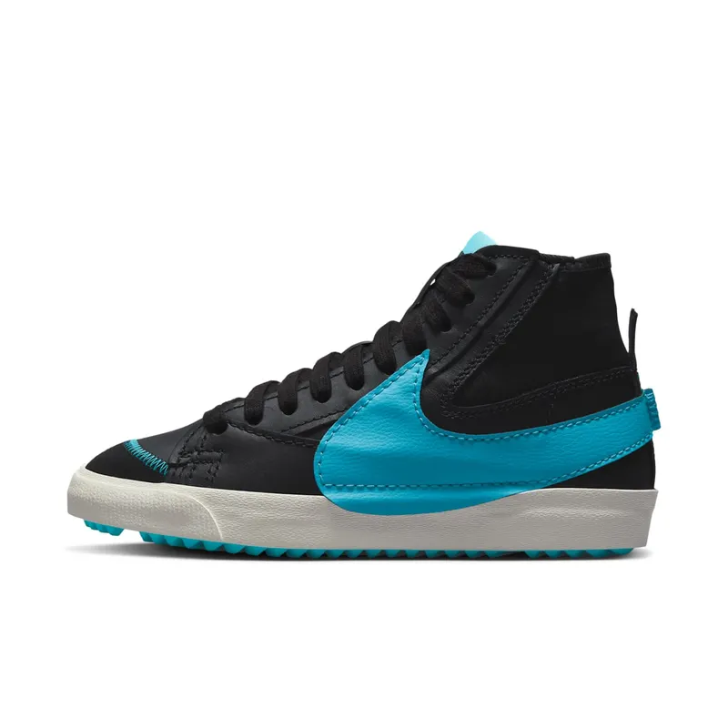 Nike Blazer Mid 77 Jumbo Black Baltic Blue (FD0278-001)