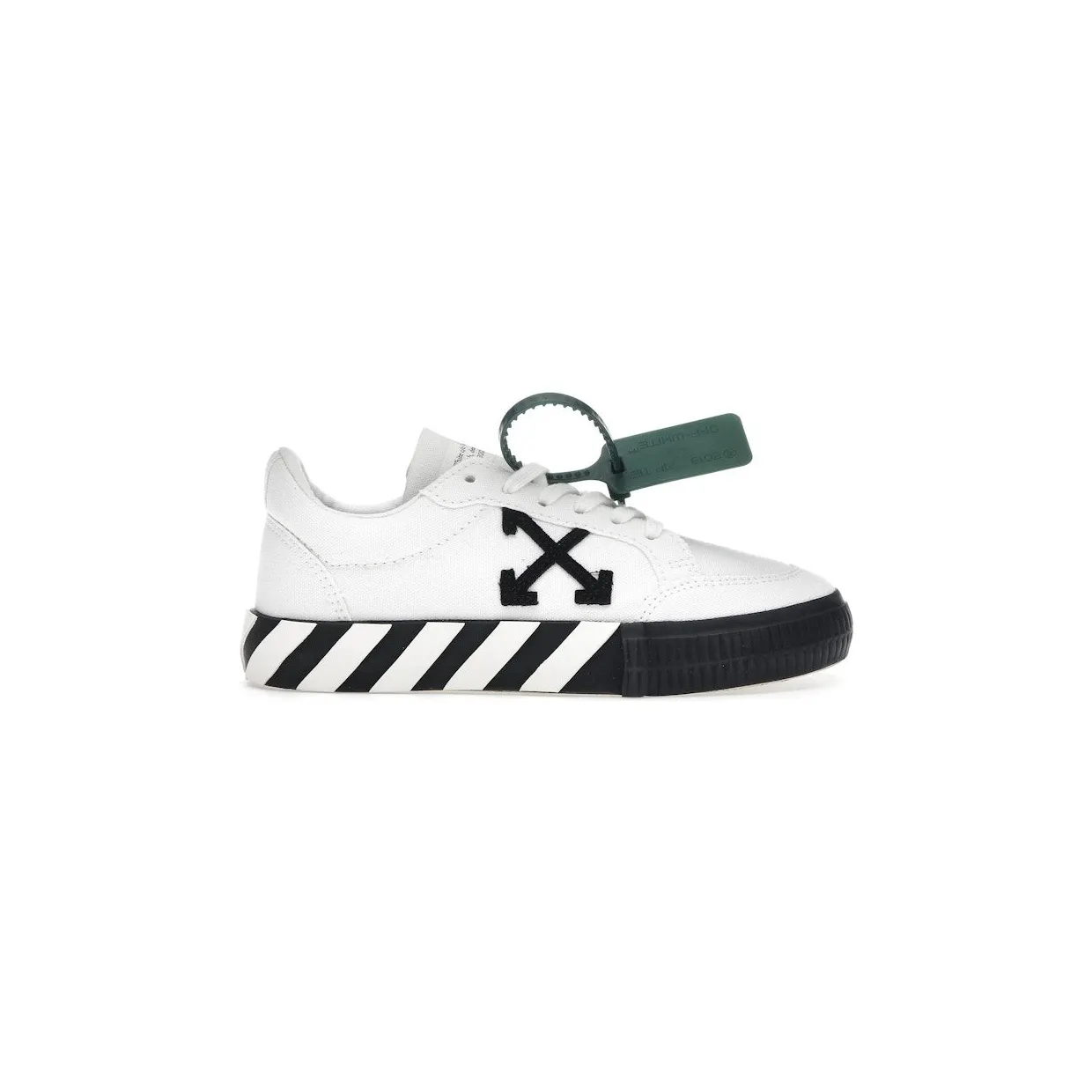 OFF-WHITE Vulc Low Canvas Black White (OWIA272C99FAB0010110)