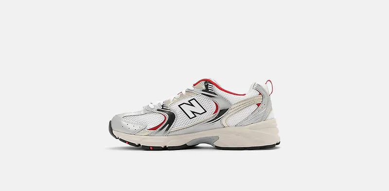 New Balance 530 White Grey Red (MR530ZNR)