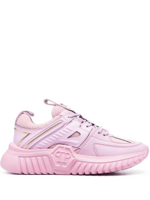 Philipp Plein Hexagon Runner low-top sneakers – Purple (PACSUSC0405PLE075N)