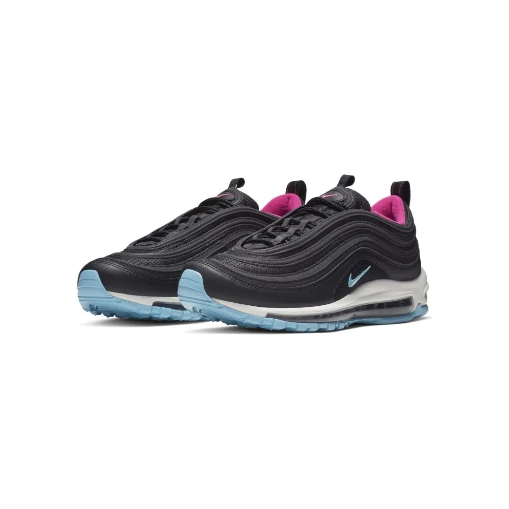 Nike Air Max 97 Miami Vice Black/Blue Gale-White-Laser Fuchsia (BV1256-001)