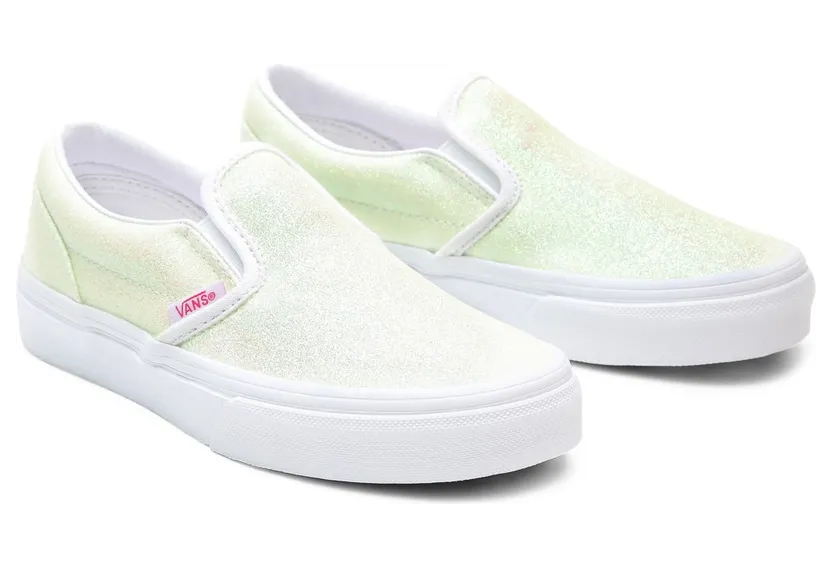 VANS Uv Glitter Classic Slip-on Kinderschoenen Wit (VN0A4BUT3UA)