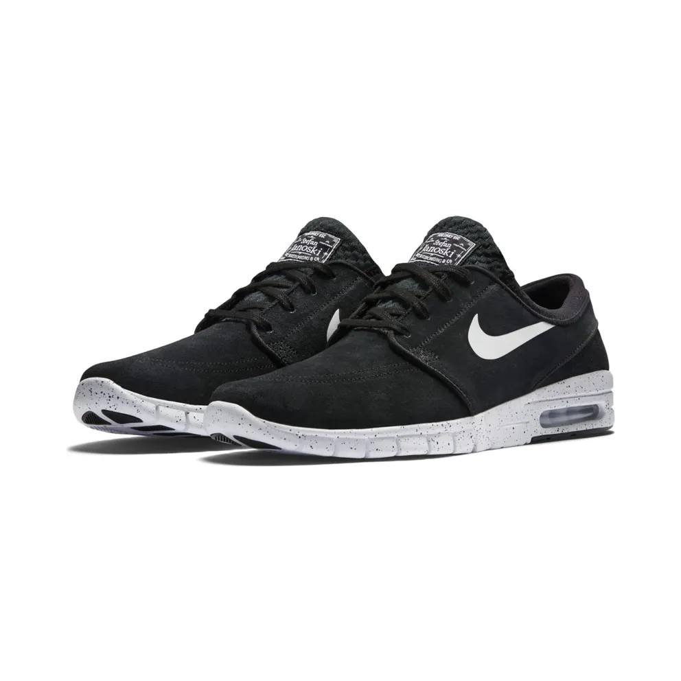 Nike SB Stefan Janoski Max Leather Black White Black/White (685299-002)